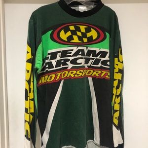 Vintage 90s arctic cat racing shirt all over print